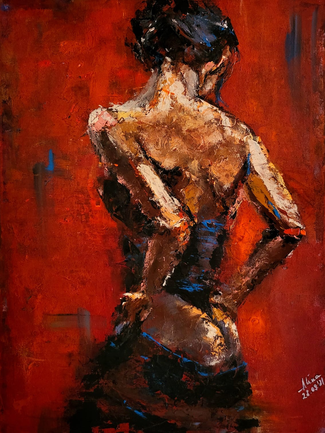 ArteDiAlina.com painting: Never look back 2